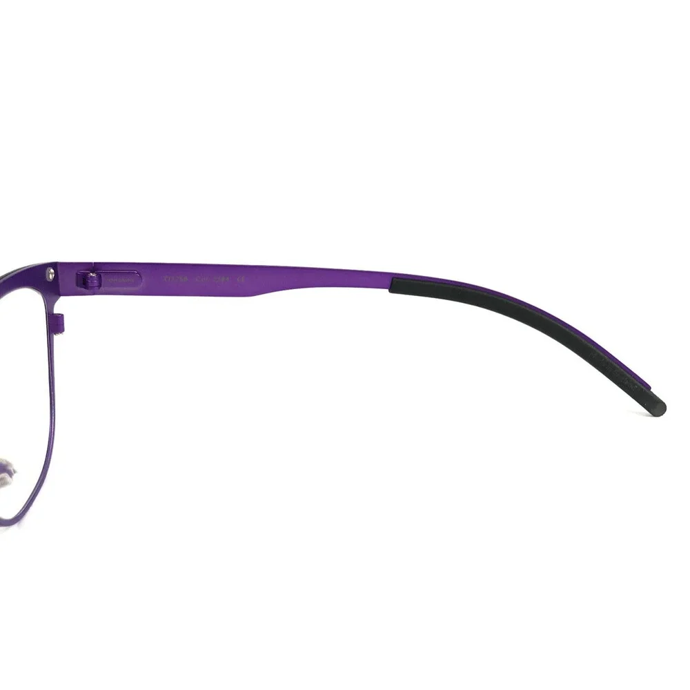 Tom Davies Eyeglasses Frames TD758 Col. 2284 Matte Purple Ice Blue 54-17-140